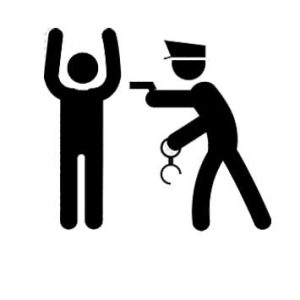 Image depicting an illustration of police misconduct and corruption, highlighting the need for accountability and reform in law enforcement